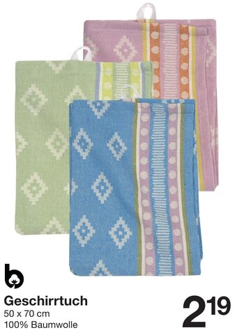 Zeeman Geschirrtuch 50 x 70 cm Angebot