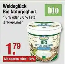 V Markt Weideglück Bio Naturjoghurt Angebot