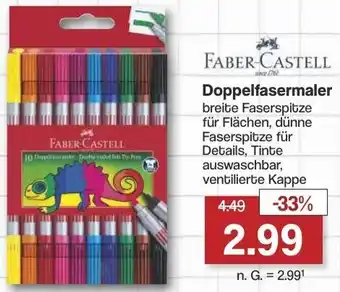 Famila Nord West FABER-CASTELL Doppelfasermaler Angebot