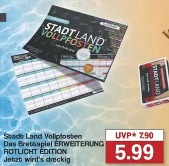 Famila Nord West Stadt Land Vollpfosten Das Brettspiel ERWEITERUNG ROTLICHT EDITION Jetzt wird's dreckig Angebot