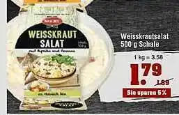 V Markt Weisskrautsalat Angebot