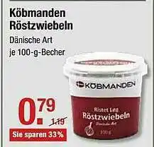 V Markt Köbmanden Röstzwiebeln Angebot