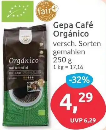 Budni Gepa Café Orgánico 250 g Angebot