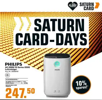 Saturn Philips Ac 2889.10 Series 2000 Luftreiniger Angebot