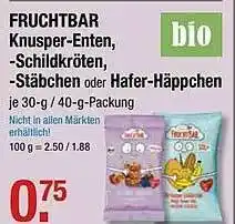 V Markt Fruchtbar Knusper-enten, -schildkröten, -stäbchen Oder Hafer-häppchen Angebot