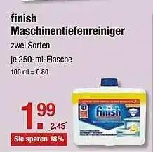 V Markt Finish Maschinentiefenreiniger Angebot