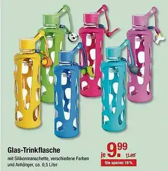 V Markt Glas-trinkflasche Angebot