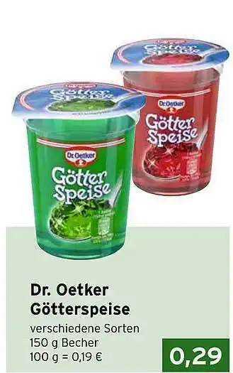 CAP Markt Dr Oetker Götterspeise Angebot