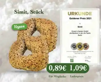 LPG Biomarkt Simit Angebot