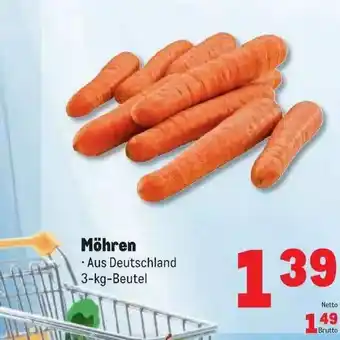 METRO Möhren Angebot