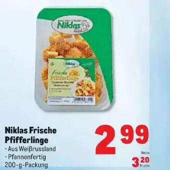 METRO Niklas Frische Pfifferlinge Angebot