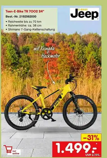 Netto Marken-Discount Jeep Teen-e-bike Tr 7002 24 Angebot