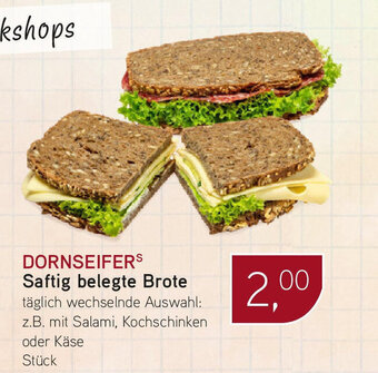 Dornseifer DORNSEIFERS Saftig belegte Brote Angebot