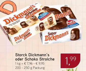 Dornseifer Storck Dickmann's oder Schoko Strolche 200-250g Angebot