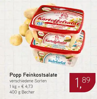 Dornseifer Popp Feinkostsalate 400 g Becher Angebot