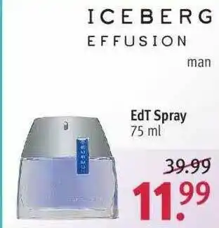 Rossmann Iceberg Effusion Edt Spray Angebot