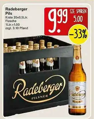 WEZ Radeberger Pils Angebot