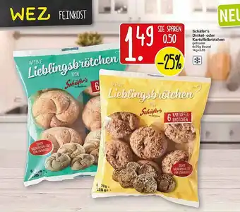 WEZ Schäfer's Dinkel- Oder Kartoffelbrötchen Angebot