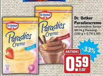 AEZ Dr Oetker Paradiescreme Angebot