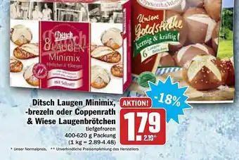 AEZ Ditsch Laugem Minimix, -brezeln Oder Coppenrath & Wiese Laugenbrötchen Angebot