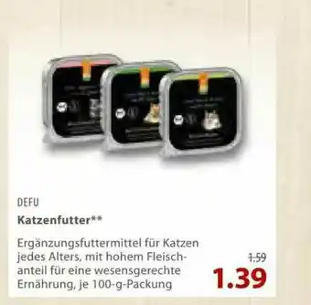 basic Defu Katzenfutter Angebot