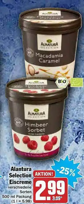 AEZ Alnatura Selection Eiscreme Angebot