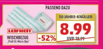 Marktkauf Leifheit Wischbezug ,,Profi XL Micro Duo" Angebot