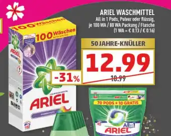 Marktkauf Ariel Waschmittel Angebot