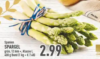 Marktkauf Spanien Spargel grün 400g Angebot