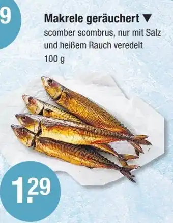 V Markt Makrele geräuchert 100 g Angebot