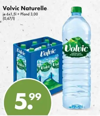 Trink und Spare Volvic Naturelle je 6x1,5L Angebot