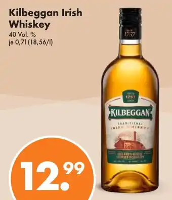 Trink und Spare Kilbeggan Irish Whiskey 700ml Angebot