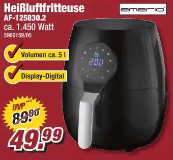 Poco Emerio Heißluftfritteuse AF-125830.2 Angebot