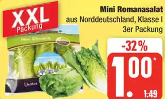 Edeka Mini Romanasalat 3er Packung Angebot