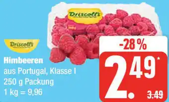 Edeka Driscolls Himbeeren 250 g Packung Angebot