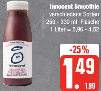 Edeka Innocent Smoothie 250-330 ml Flasche Angebot