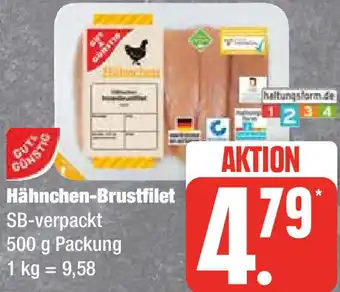 Edeka Gut & Günstig Hähnchen-Brustfilet 500 g Packung Angebot