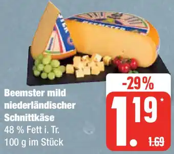 Edeka Beemster mild niederländischer Schnittkäse 100 g Angebot