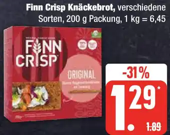 Edeka Finn Crisp Knäckebrot 200 g Packung Angebot