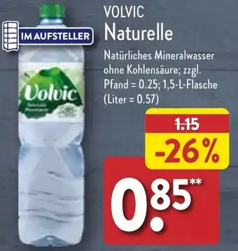 Aldi Nord VOLVIC Naturelle 1,5 L Flasche Angebot