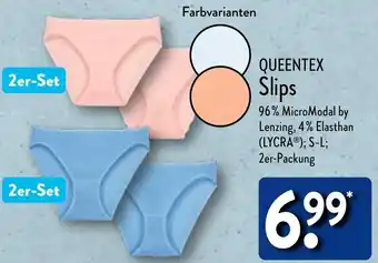 Aldi Nord QUEENTEX Slips Angebot