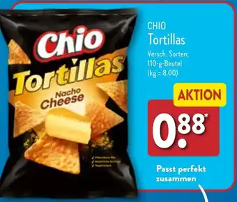 Aldi Nord CHIO Tortillas 110 g Beutel Angebot