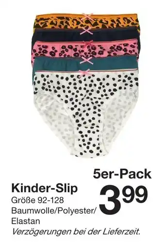 Zeeman Kinder Slip Angebot