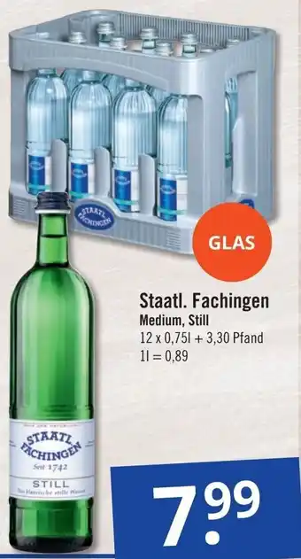 GetränkePartner Staatl. Fachingen 12x0,75 L Angebot