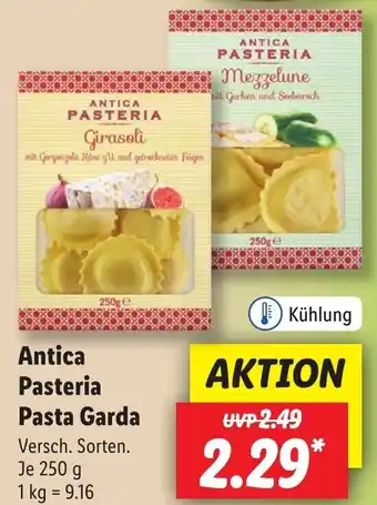 Lidl Antica Pasteria Pasta Garda 250 g Angebot