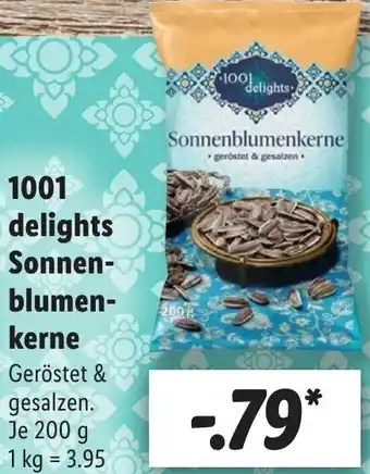 Lidl 1001 delights Sonnenblumenkerne 200 g Angebot