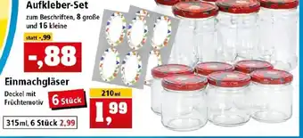 Thomas Philipps Aufkleber Set oder Einmachgläser Angebot