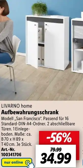Lidl LIVARNO home Aufbewahrungsschrank Angebot