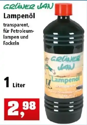 Thomas Philipps Grüner Jan Lampenöl 1L Angebot