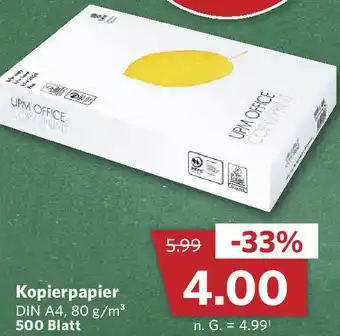 Combi Kopierpapier DIN A4, 500 Blatt Angebot